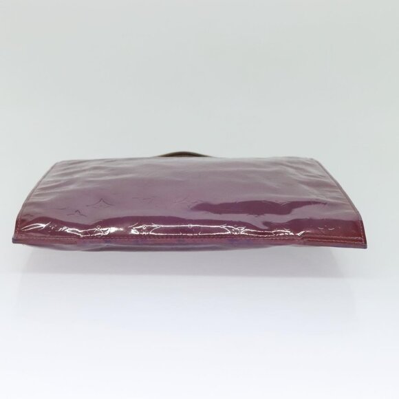 LOUIS VUITTON Monogram Vernis Stanton Tote Bag Purple Viole M91079 Auth KD074 - Picture 6 of 16